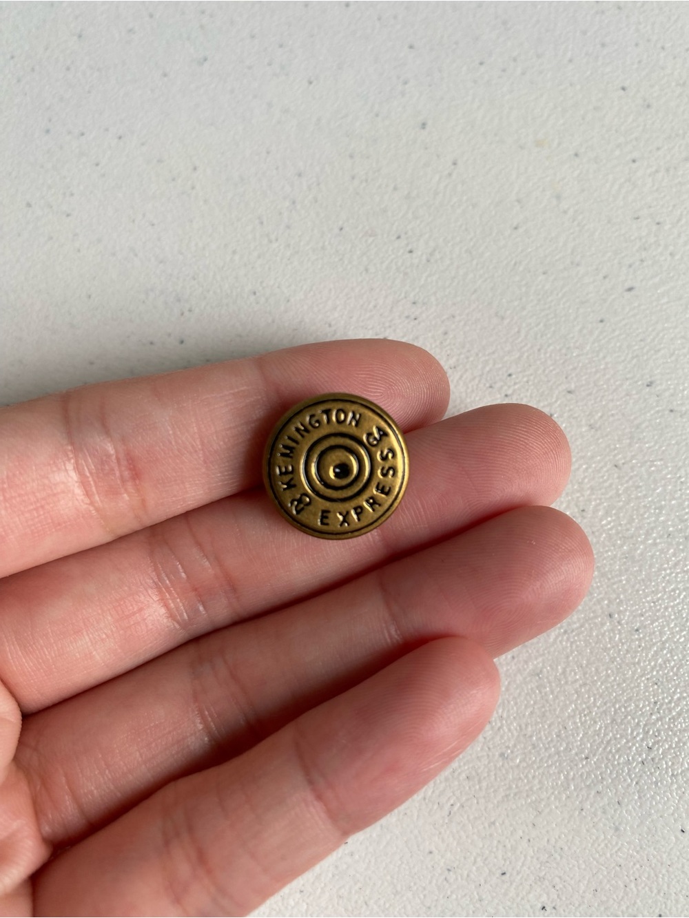 Vintage Remington Express 20 GA Button